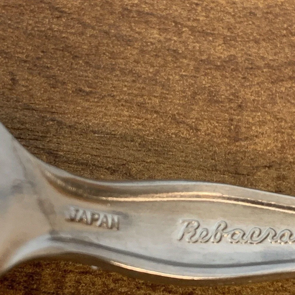 Reed & Barton Candace-Andrea 5 Teaspoons 3 Soup  8 PCs Total Stainless Japan
